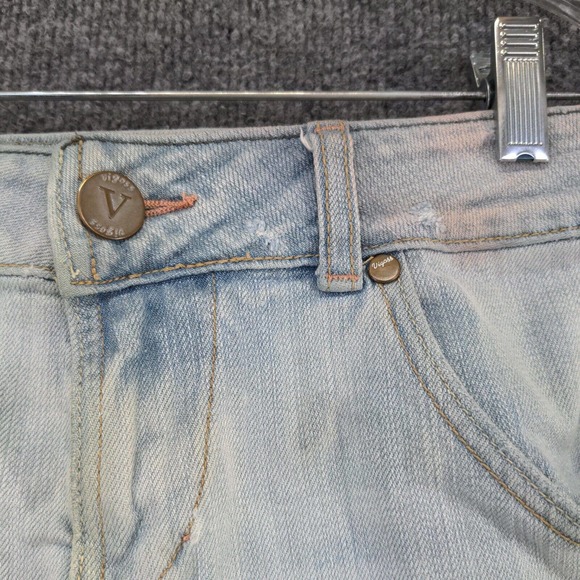 Vigoss Womens Jean Shorts Blue Size 9 Denim 5 Pocket Cotton Blend - Picture 11 of 16